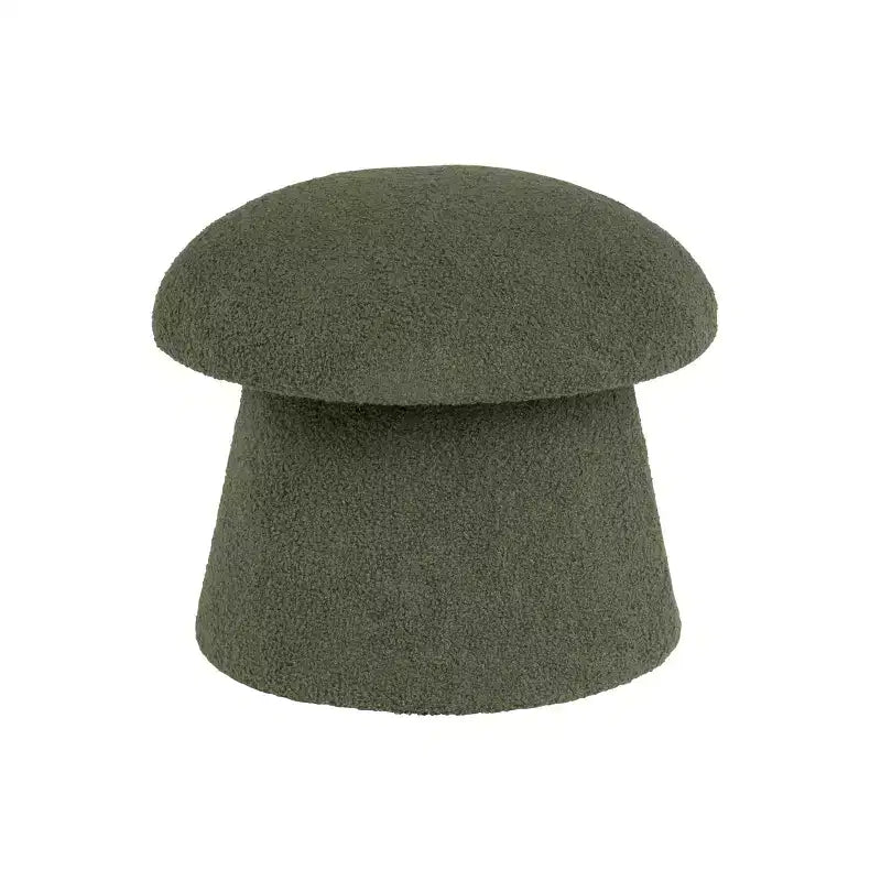 Crestview Collection Green Upholstered Mushroom Ottoman with Storage