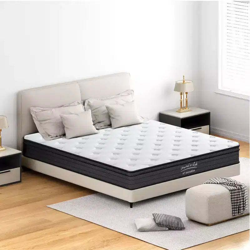 Whisen 8 Twin Hybrid Mattress with Memory Foam, Pocket Innerspring, Medium Firm