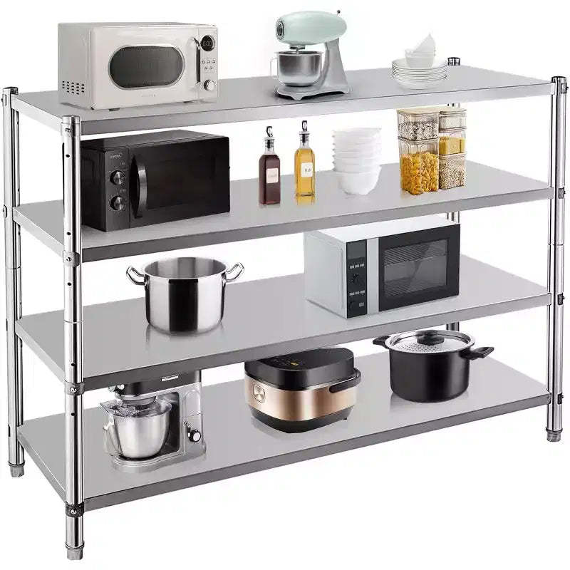 COZONY Heavy Duty Storage Shelf, Metal Shelving Unit with High Capacity for Kitchen Garage Office Warehouse