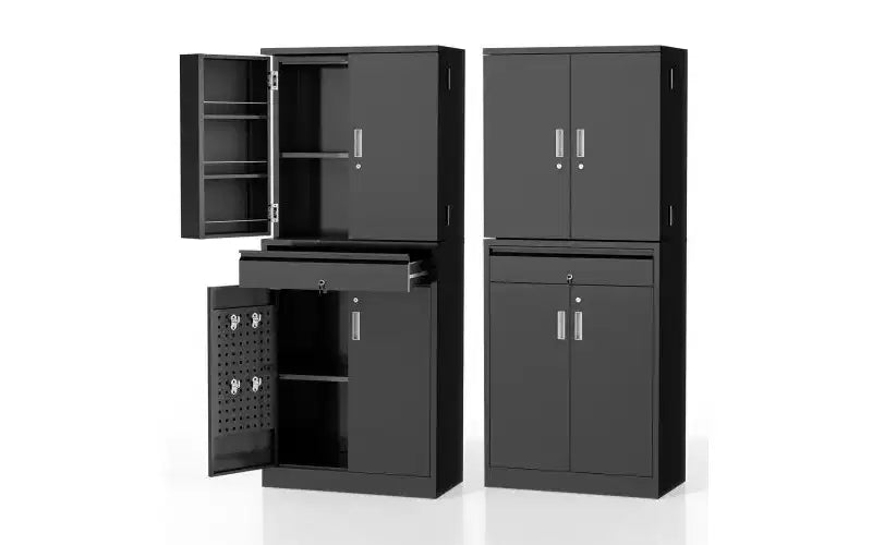 Black Tool Storage Cabinet