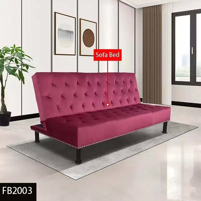 Hyleory Mulberry Flannel Living Room Sofabed