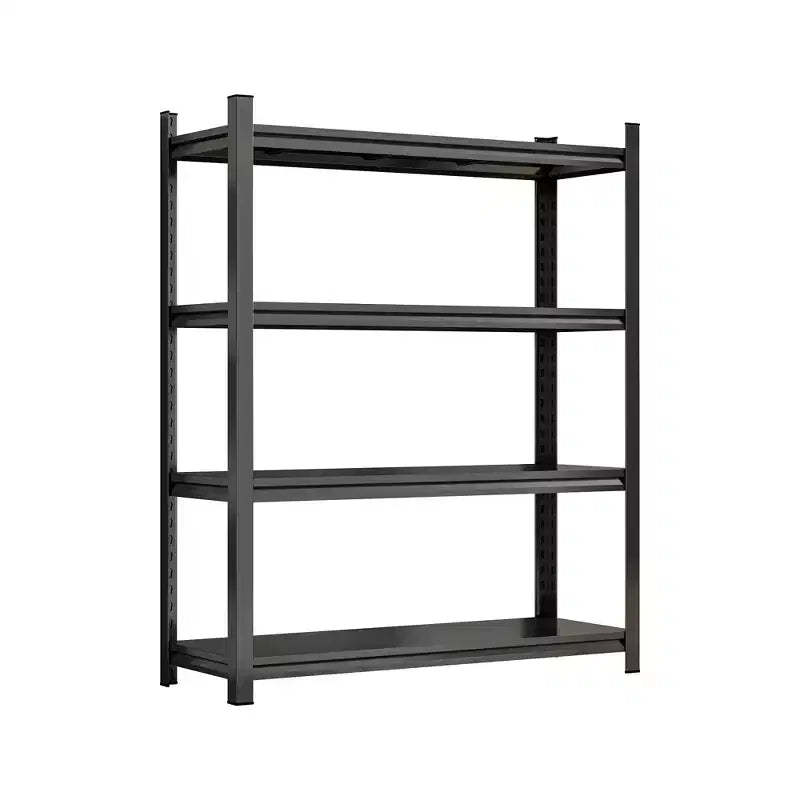 Clihome 4-Layer Metal Multi-Purpose Storage Rack,Boltless Storage Rack with Gourd Hole Design