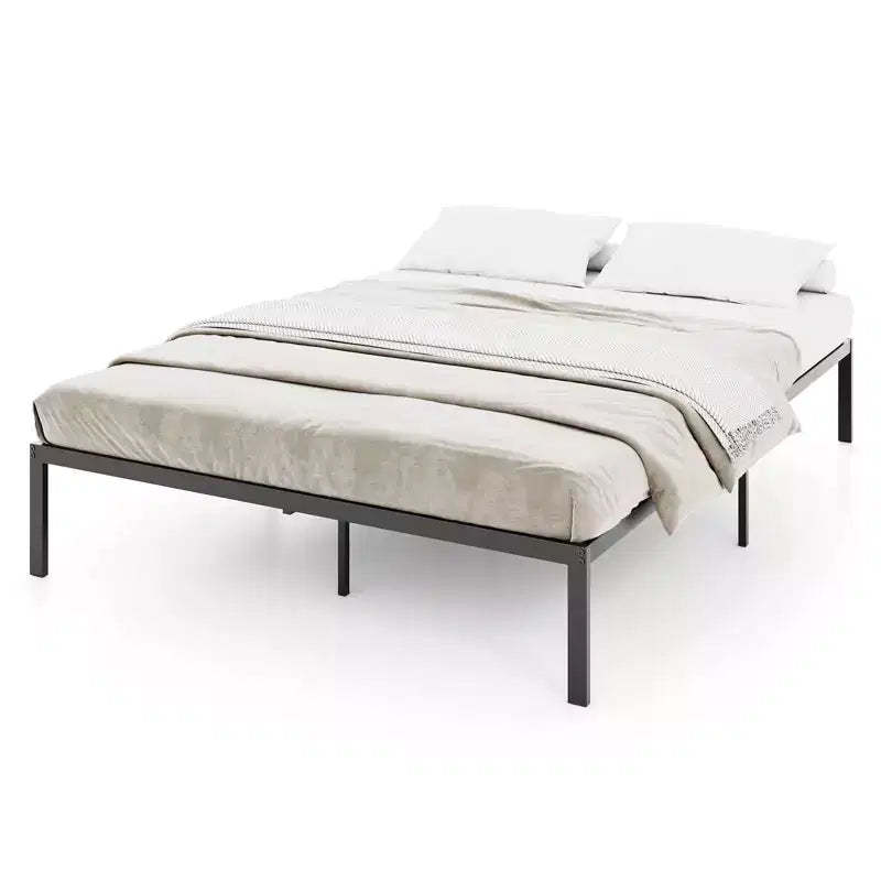 Costway Full Size Metal Bed Frame Heavy Duty Support Slats Mattress Foundation