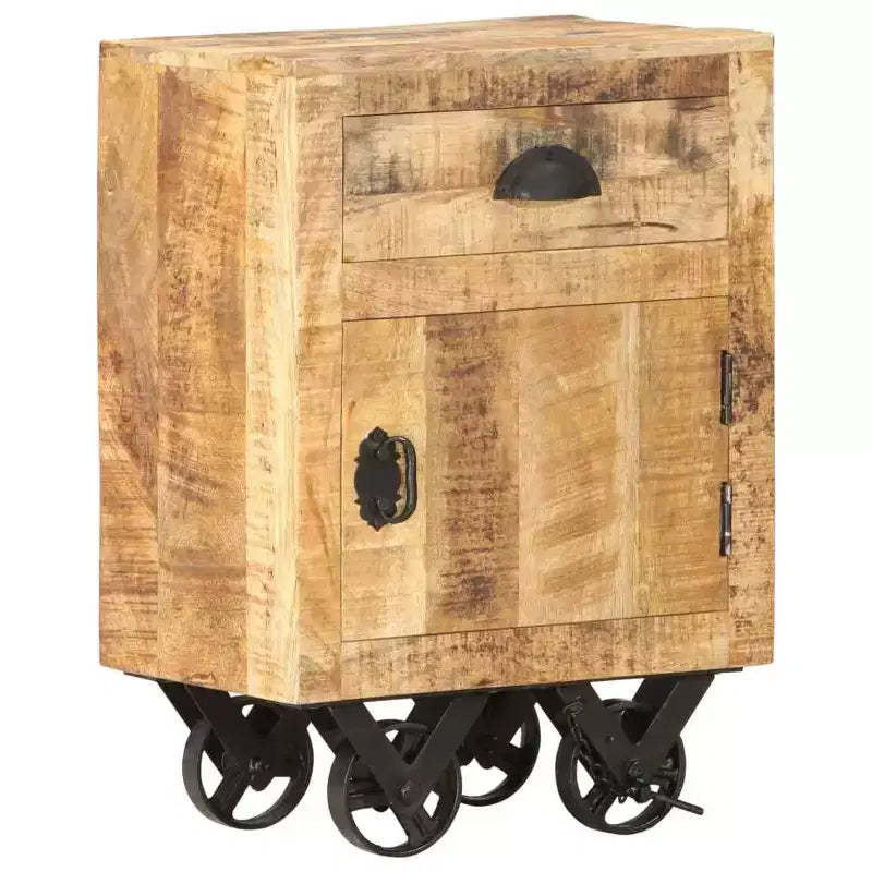 vidaXL Bedside Cabinet 15.7x11.8x22.4 Solid Wood Mango