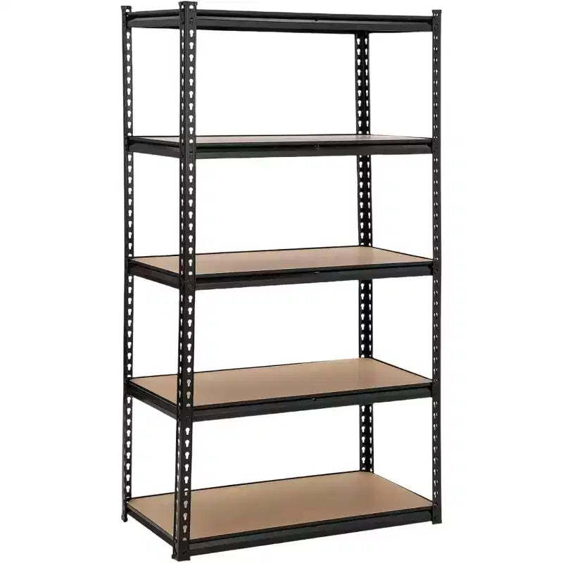 5-Tier Storage Shelves,Heavy Duty Metal Shelving Unit,Adjustable Garage Storage Shelving Utility Rack for Warehouse Pantry Kitchen,48in Lx18Wx73H