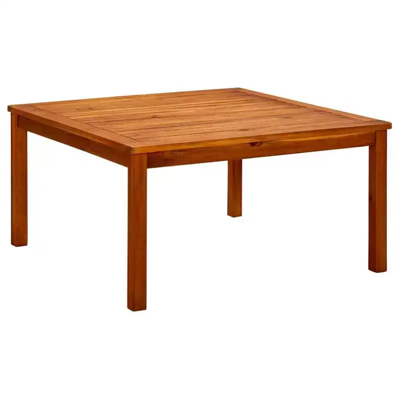 vidaXL Coffee Table Natural Wood Solid Acacia Wood - 33.5 x 33.5 x 17.7