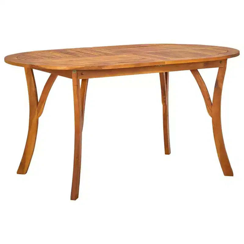 vidaXL Outdoor Dining Table Patio Table Garden Porch Furniture Solid Acacia Wood