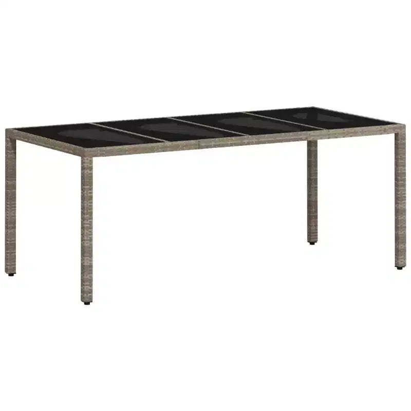 vidaXL Garden Table Set of 4 Light Grey
