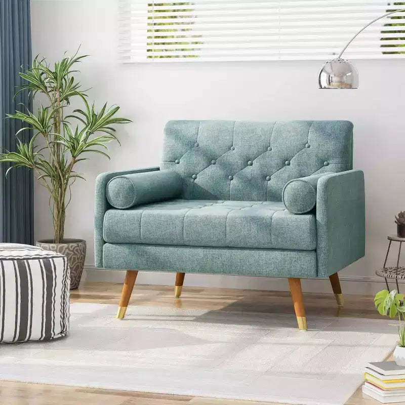 MAYEERTY Club Chair, Plush Upholstery Sturdy Frame Leisure Seating, Living Room