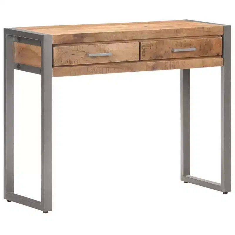 vidaXL Console Table 37.4x13.8x29.5 Solid Mango Wood