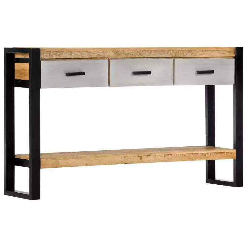 vidaXL Console Table 51.1x11.8x29.9 Solid Mango Wood