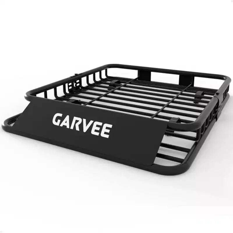 Roof Rack Cargo Carrier, 51''x36'' 200LBS Capacity  Electroplated Steel Roof Basket with Wind Fairing for SUV/Jeep/BMW