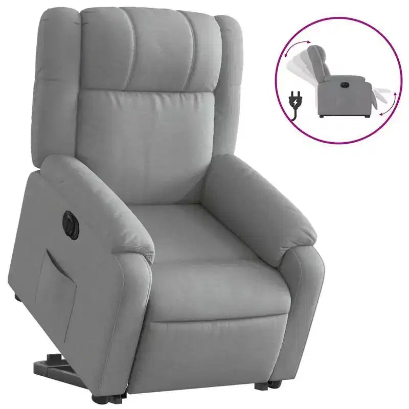 vidaXL Electric Stand Up Massage Recliner Chair