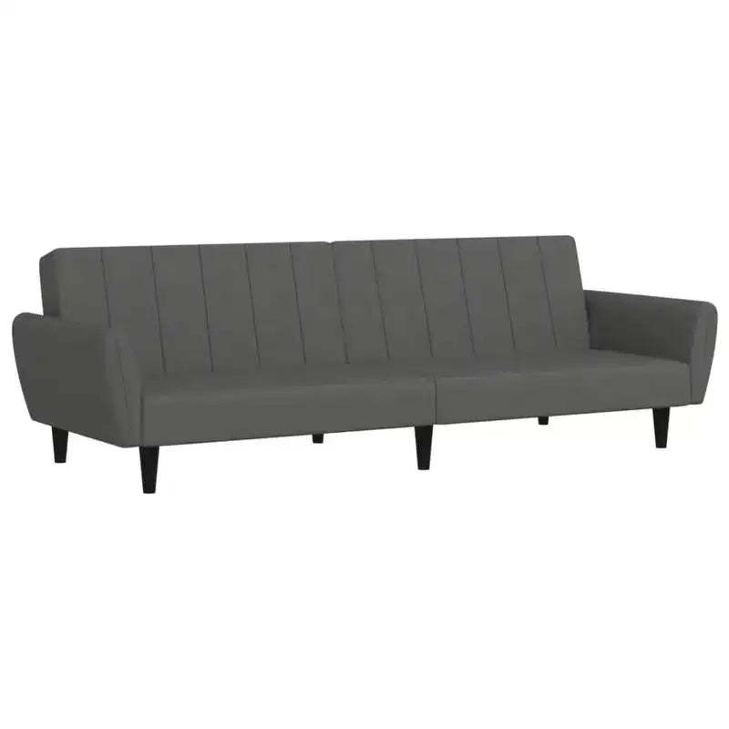 vidaXL 2-Seater Sofa Bed Accent Upholstered Loveseat Sleeper Couch Velvet