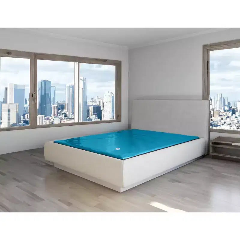 Free-Flow Hardside Waterbed Mattress, Full Motion with Reinforced Corners - Frame Not Included
