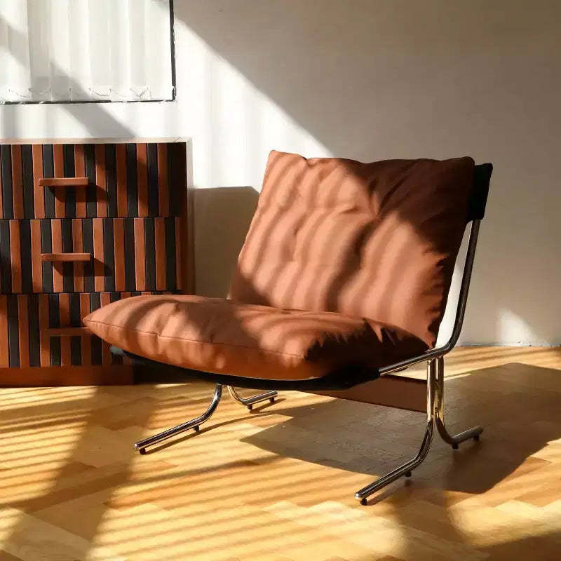 26 Oversized Upholstered Seat,PU Leather Accent Armchair, Modern High Back Wing Leisure Reading Chair,Living Room Chairs