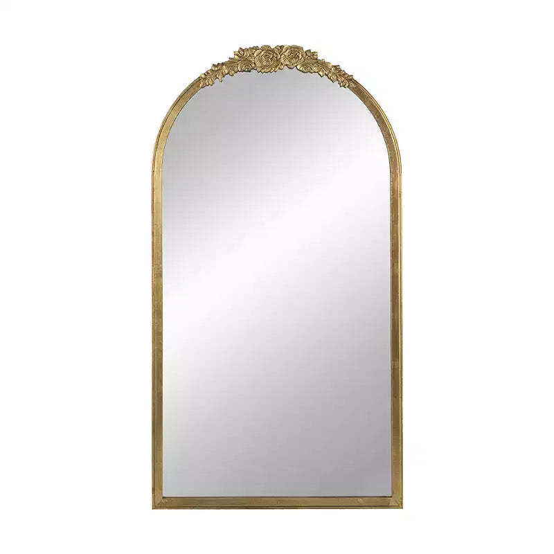 28 x 53 Inch Wood Floor Mirror Full Length Design