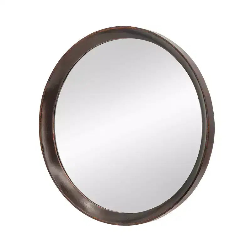 MAYEERTY 20x1.5 Wood Wall Decor Mirror with Frame of Solid Wood for Bathroom, Entryway Console Lean Against Wall