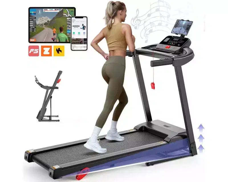 Treadmill on Sale,Treadmills Clearance, Folding Treadmill for Home 7.5MPH with 71 Programs 3 Incline, Exercise Equipment, Music Speakers