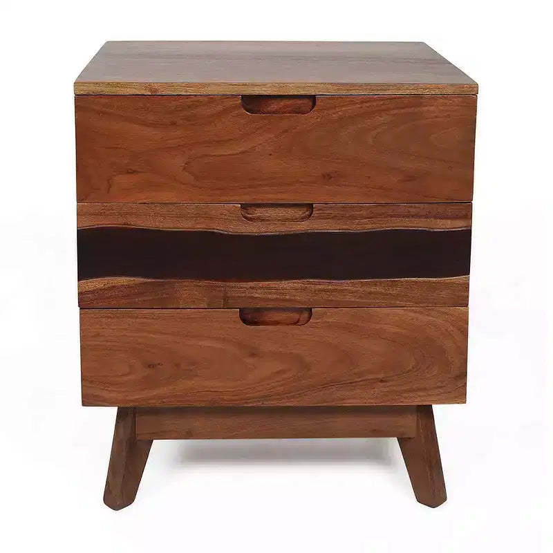 Nightstand Table for Bedroom Storage 21.5x16.5x23