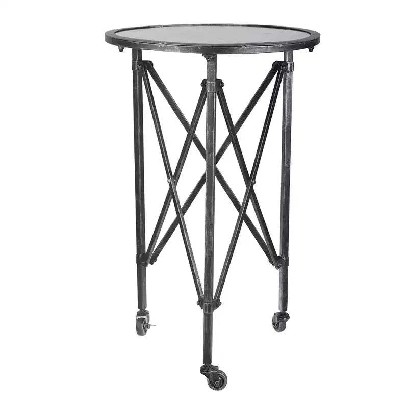 Gilbert Round Side Table Accent Furniture D17x26.5