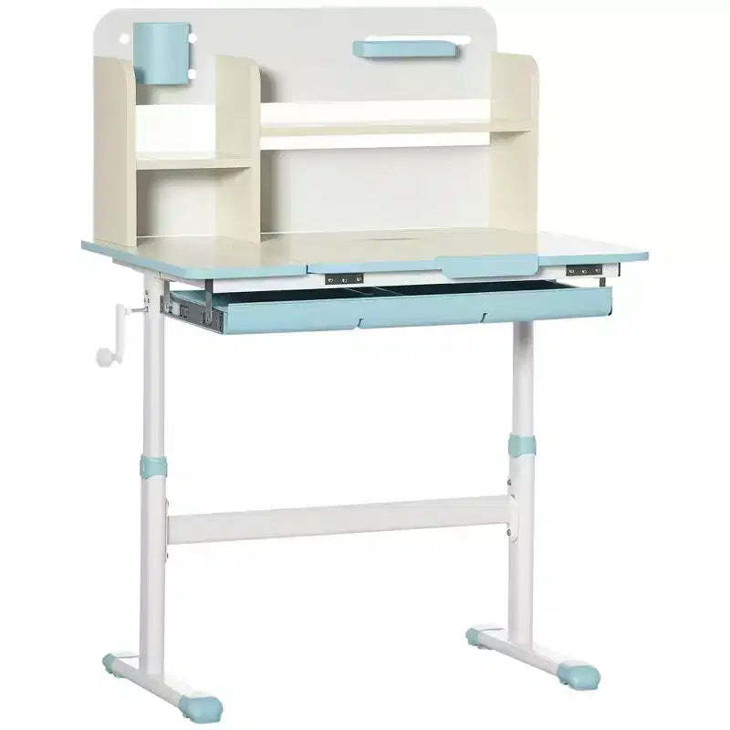 Kids Adjustable Study Desk with Tilt Top, Height Adjustable Homework Art Desk for Ages 3-12