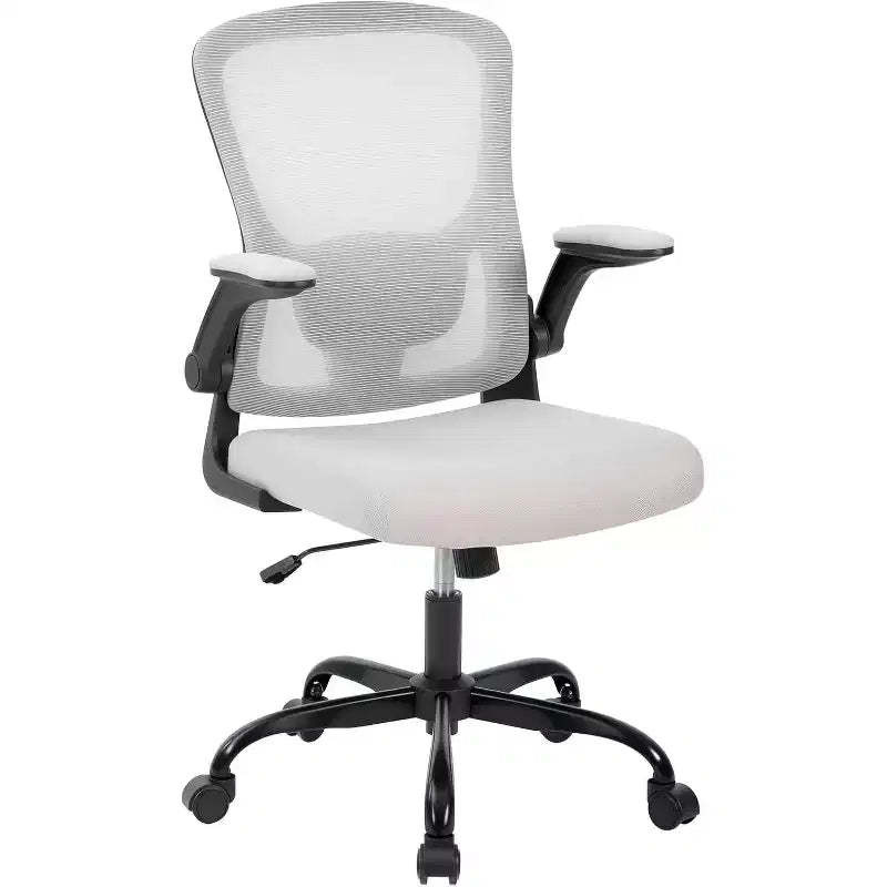 Ergonomic Mesh Office Chair,Adjustable Lumbar Support,Turn Over-Up Arms,High Back Swivel Desk Chair,Rolling Executive Task Chair for Home Office