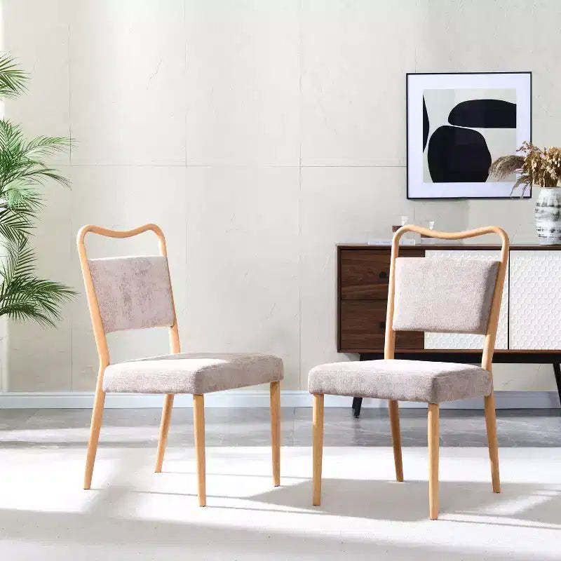 Christopher Knight Home Wanda Mid-Century Modern Upholstered Dining Chairs (Set of 2)