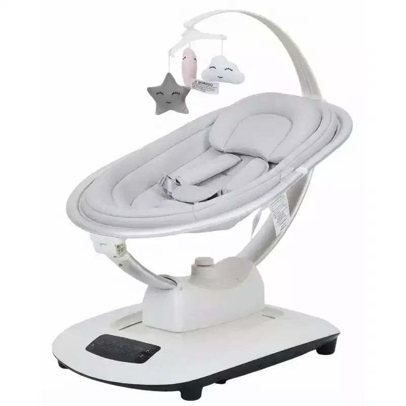 Electric Baby Swings for Toddler, Infant Swing with 5 Motion Modes, Remote Control, Reclining Seat with 5-Point Harness, 5 Preset Music, Khaki