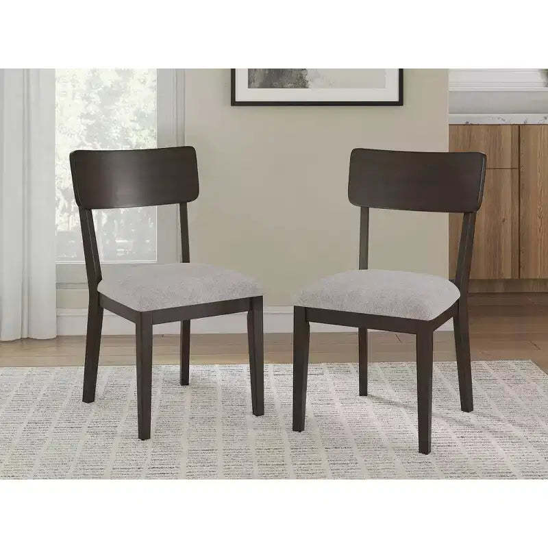 Signature Design by Ashley Favelon Dining Upholstered Side Chairs, Set of 2, Merlot Polyester Upholstery