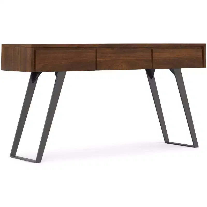 Lowry Console Sofa Table in Walnut