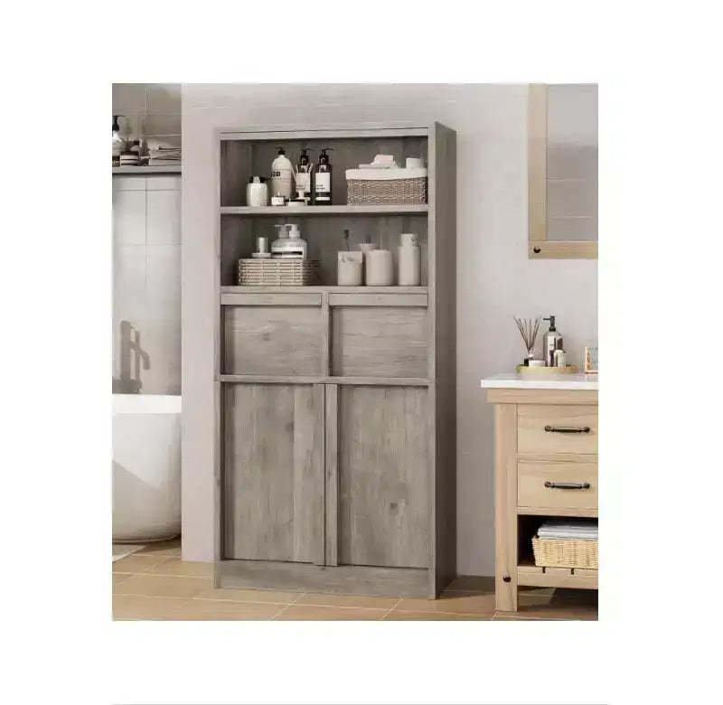 PB Bathroom Vanity with Wooden Handles,