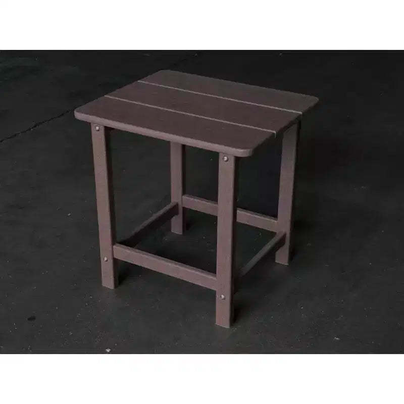 HDPE Outdoor Square Small Side Table,