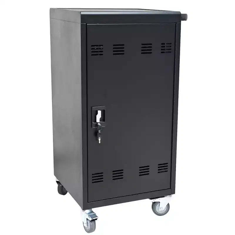 45 Device Mobile Charging Cart with Lock & Key, 4 Caster Tablet Laptop Charging Station for Classroom Office
