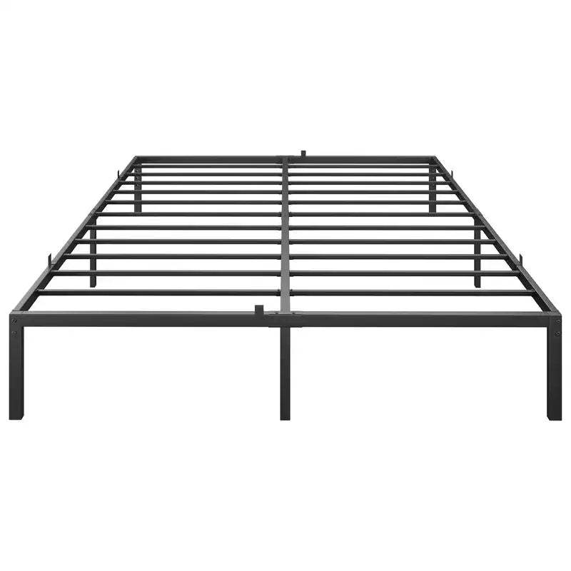 Metal Bed Frame,Heavy Duty Platform Bed w/Storage Space,Easy Assembly, No Box Spring Needed,Idea for Small Space