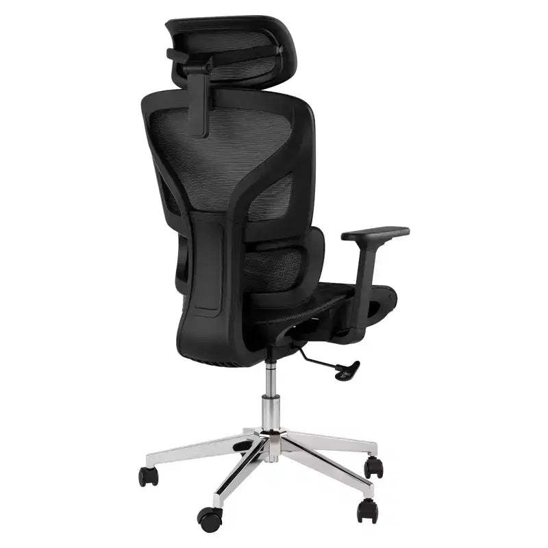 Ergonomic Mesh Office Chair, Lumbar Support, 4D Adjustable Armrests, Recline & Height Adjustment, 360 Swivel, Home Office Chair, Study Gaming Chair