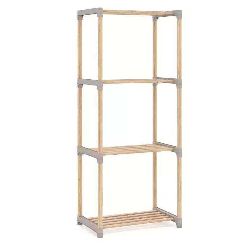 Costway 4-Tier Bookshelf w/Open Shelves Freestanding Storage Organizer for Home Office