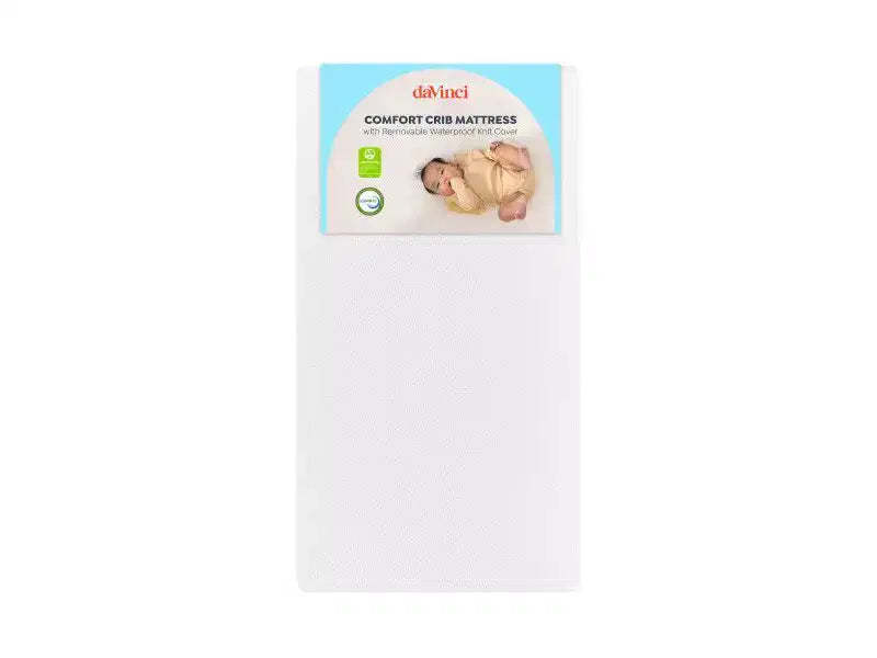 daVinci Comfort Crib & Toddler Mattress with Removable Waterproof Knit Cover