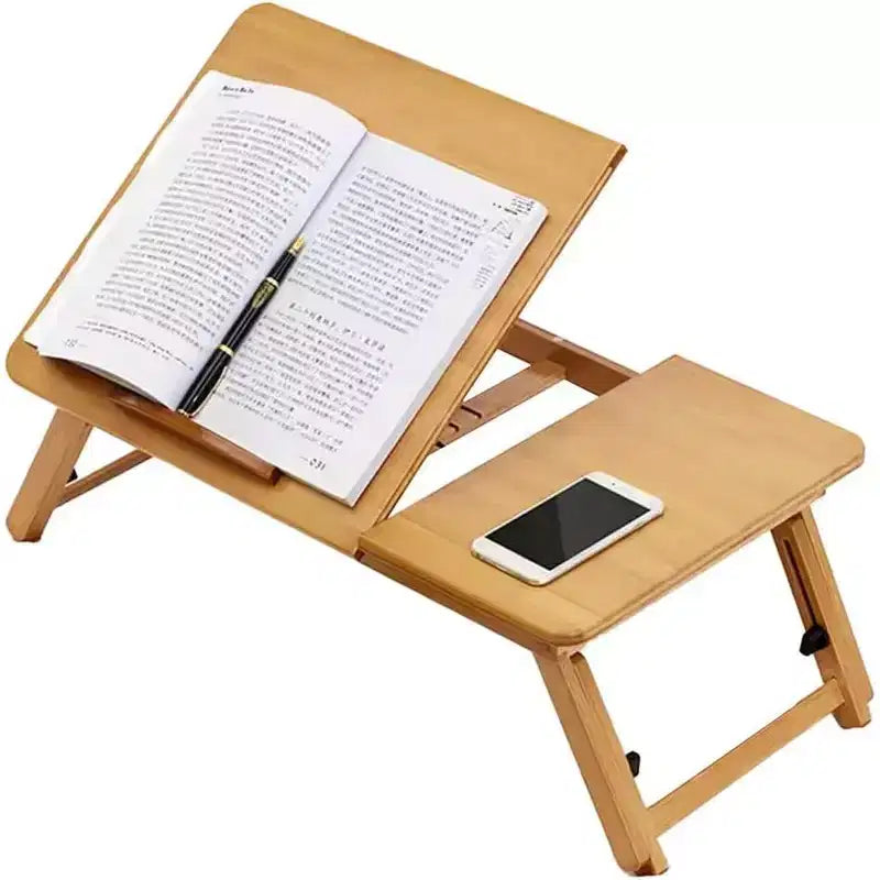 Laptop Desk for Bed,Laptop Bed Tray, Bamboo Lap Desk, djustable Height Angle,Foldable Tray for Sofa Couch Floor for Working,Writing,Reading,Eating