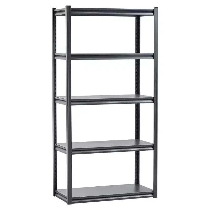 VEVOR Storage Shelves, 2000lbs, 5Tier Garage Storage Shelving, 18 Dx36 Wx72 H Adjustable Metal Shelves for Garage Shelves Utility Rack Shelf,Black
