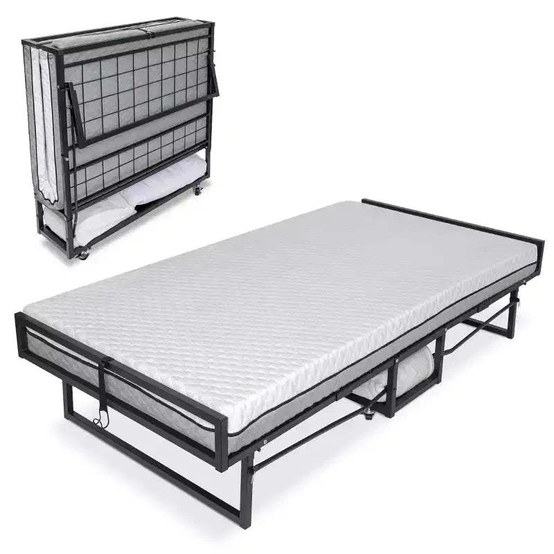 Milliard Deluxe Presidential Folding Bed with Mattress