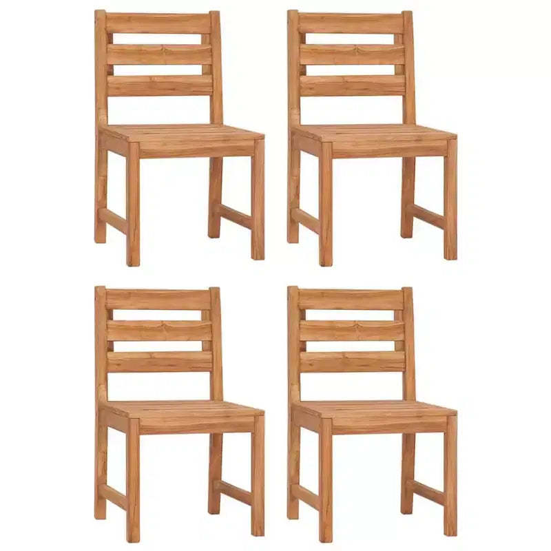 vidaXL 4/6/8x Solid Wood Pine Patio Chairs Garden Outdoor Seating Furniture