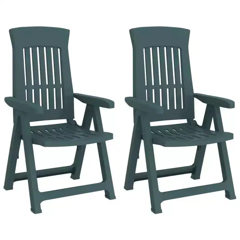 vidaXL Outdoor Reclining Chairs - Lightweight and Adjustable 2 pcs