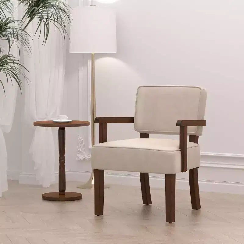 BALHAM TRADE-PU Leather Living Room Accent Chair Oversized Soft Seat for Bedroom Reading