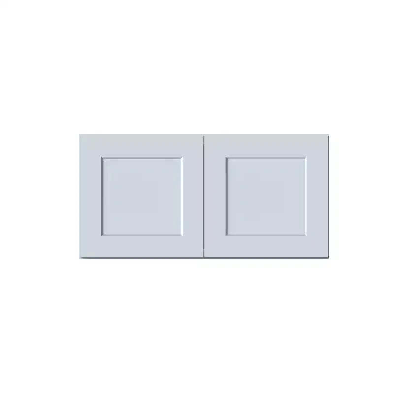 CASAINC 36 W x 18 H x 27 D Shaker Base Kitchen Cabinet with Double Doors, Solid Wood Frame, Water-Based Low-VOC Paint, Soft-Close, RTA, Dove Gray