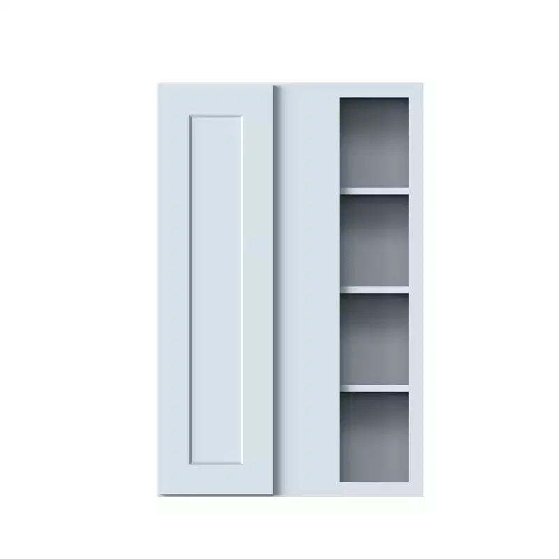 CASAINC 27 W x 42 H x 12 D Shaker Base Kitchen Cabinet, Solid Wood Frame, Water-Based Low-VOC Paint, Soft-Close, RTA, Dove Gray