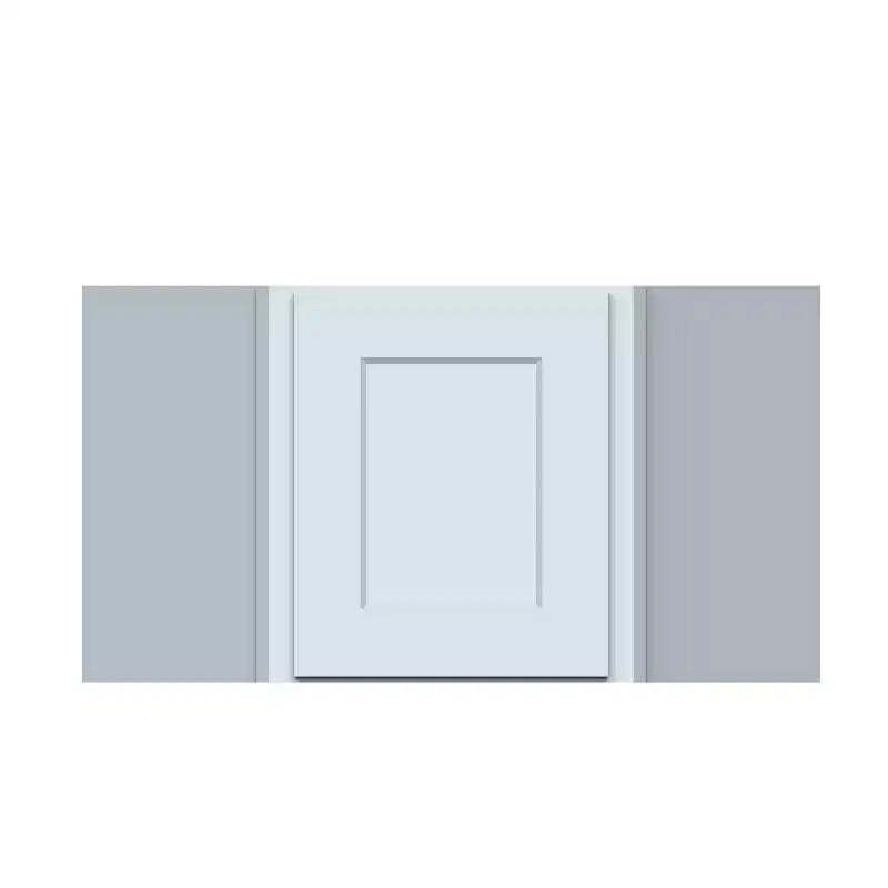 CASAINC 24 W x 18 H x 12 D Shaker Base Kitchen Cabinet, Solid Wood Frame, Water-Based Low-VOC Paint, Soft-Close, RTA, Dove Gray
