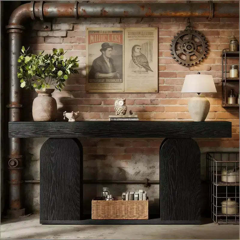 Console Table, Rustic Sofa Table Hallway Table