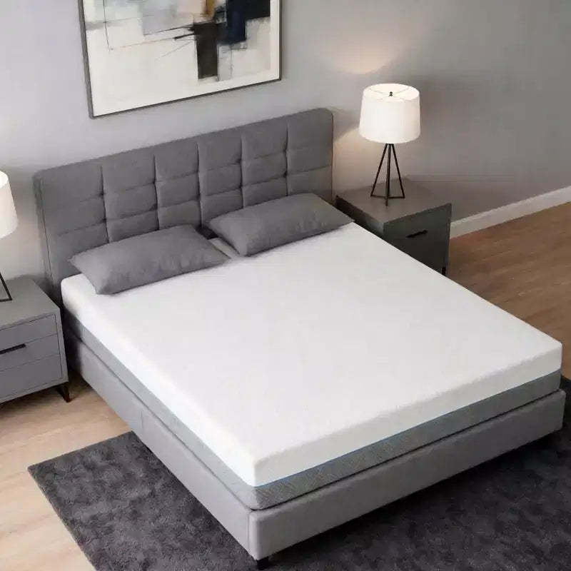Dyonery double-sided memory foam mattress with detachable cover, offering two sleeping experience options