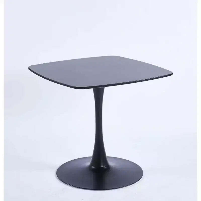 Uniquely Designed Dining Table with Metal Round Base - ModernLuxe